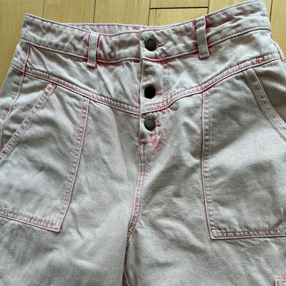 Pink ba&sh High Waisted Jeans in Size 4 - Picture 3 of 8